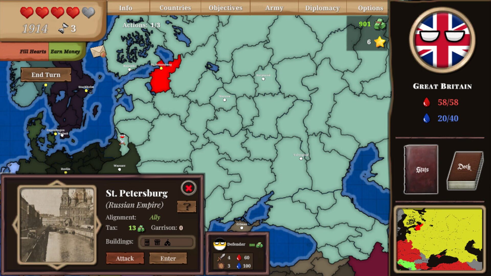 Countryball: Europe 1890 - Screenshot