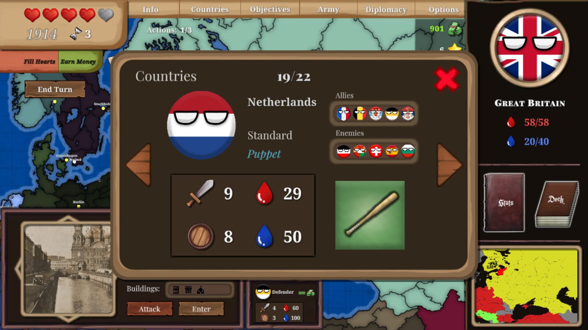 Countryball: Europe 1890 - Screenshot