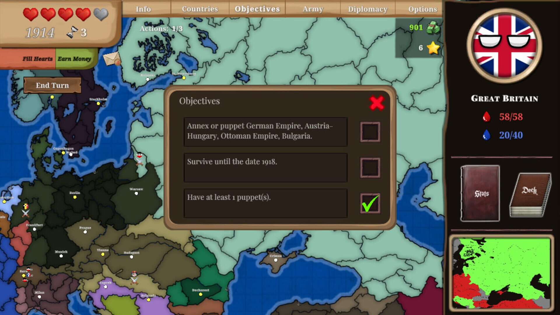 Countryball: Europe 1890 - Screenshot