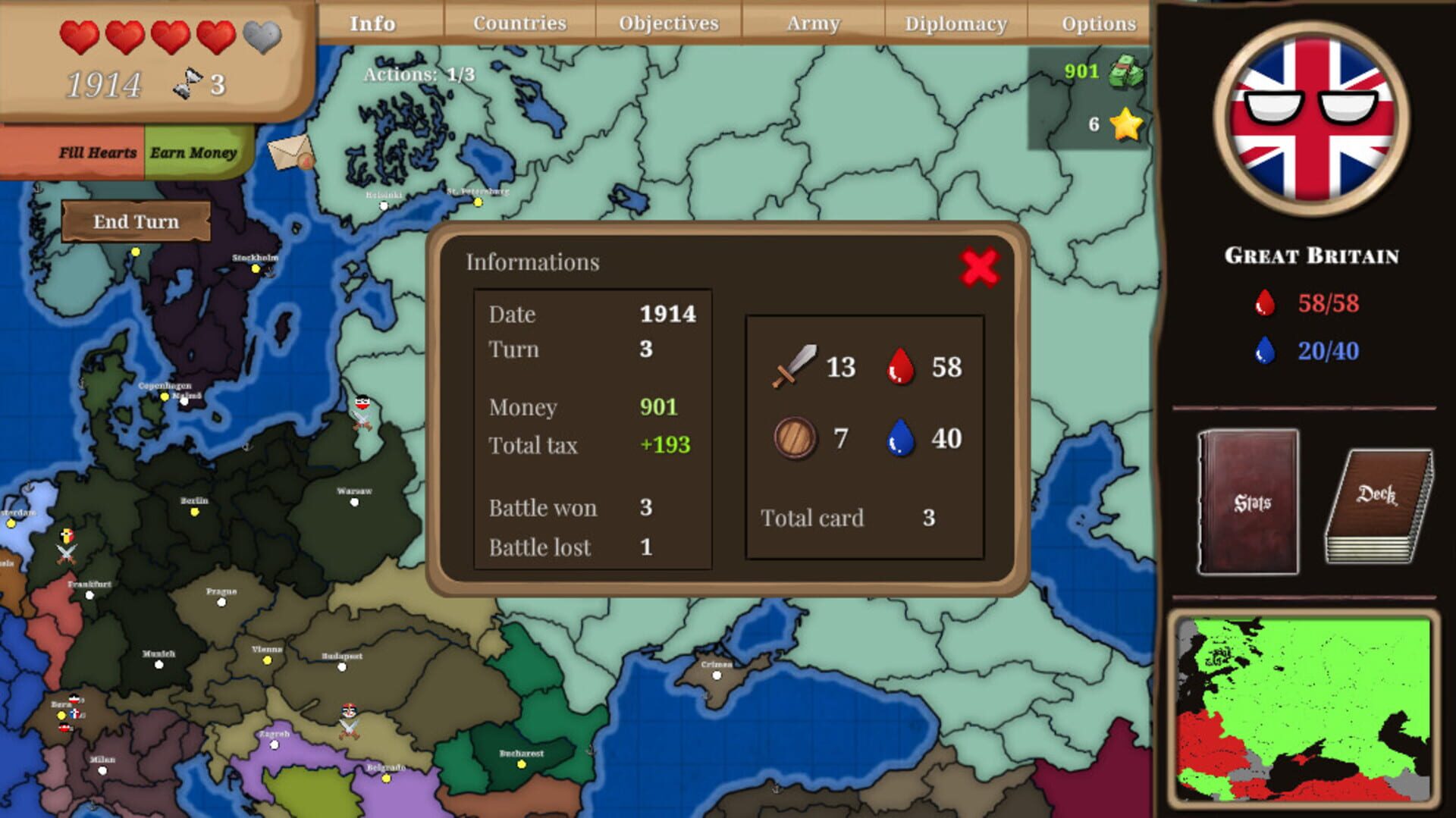Countryball: Europe 1890 - Screenshot