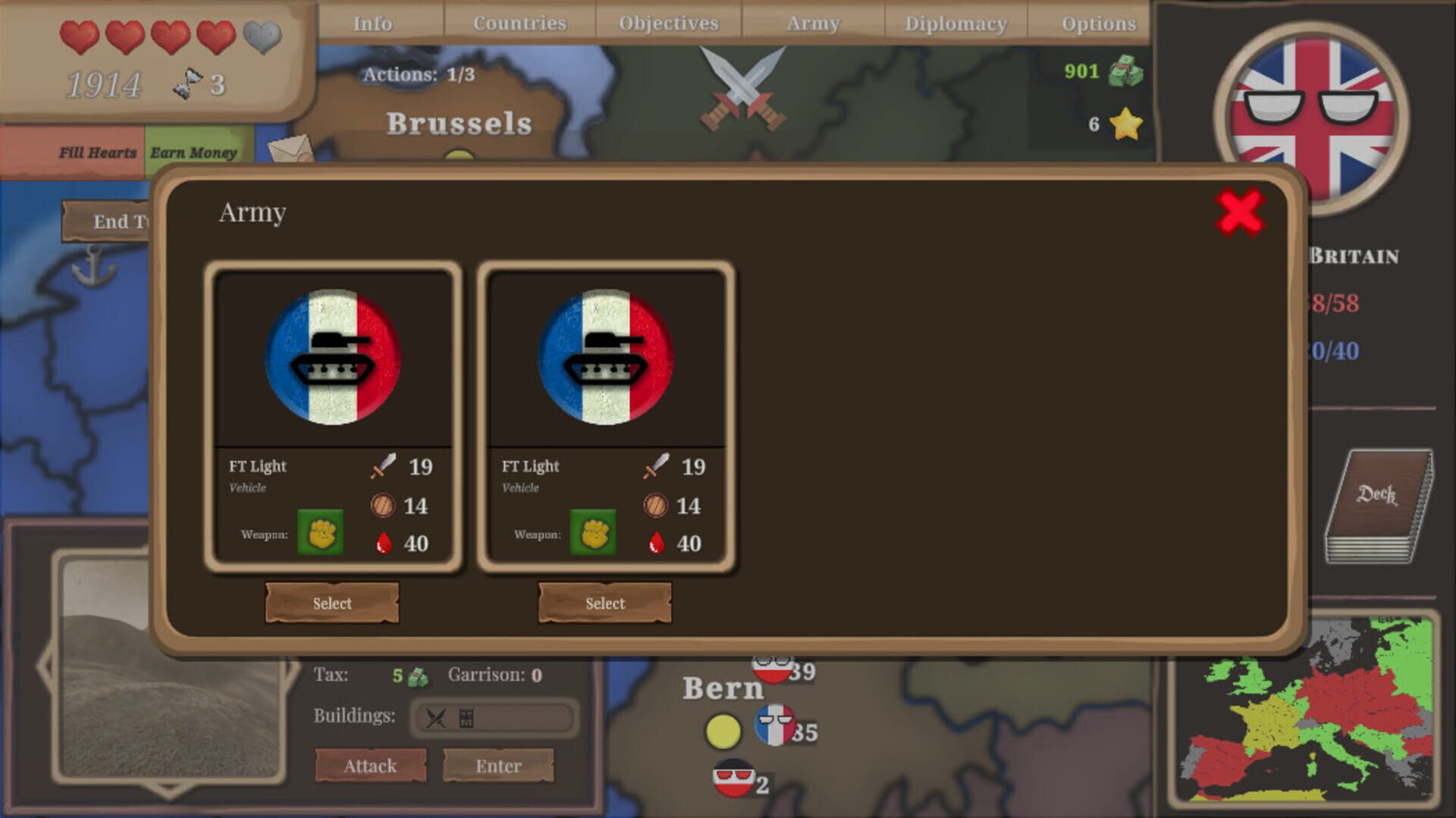 Countryball: Europe 1890 - Screenshot