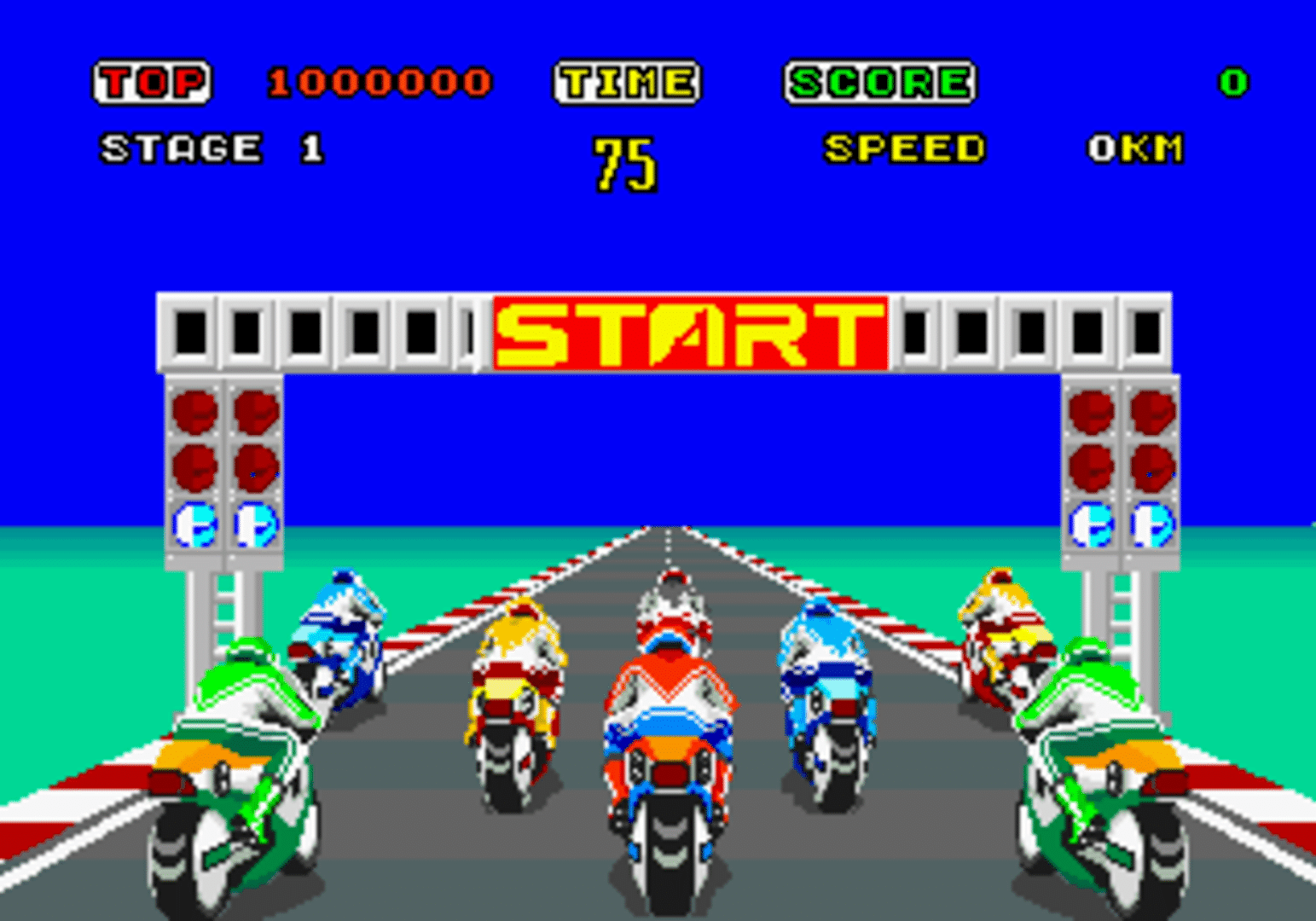 Hang-On screenshot