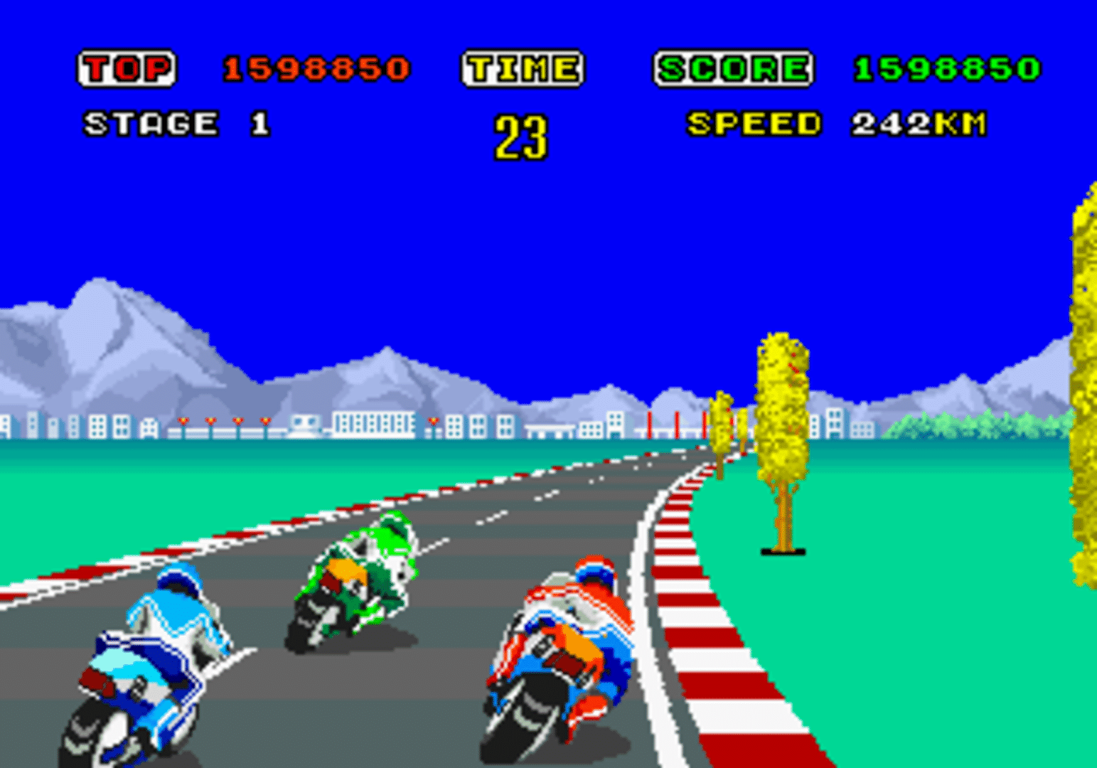 Hang-On screenshot