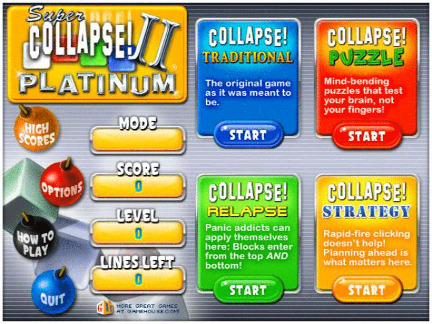 Super Collapse! II Platinum screenshot