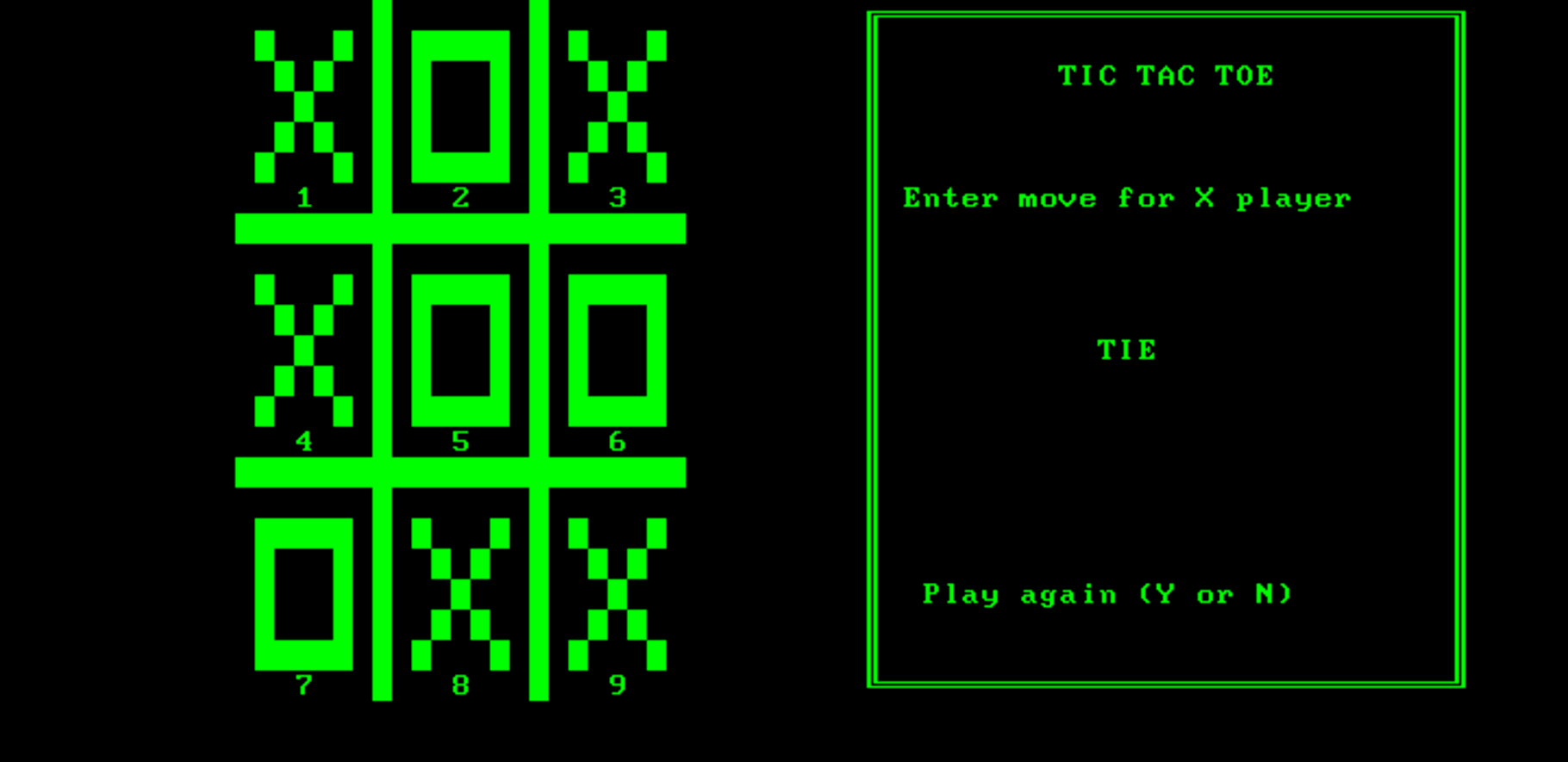 Tic-Tac-Toe screenshot