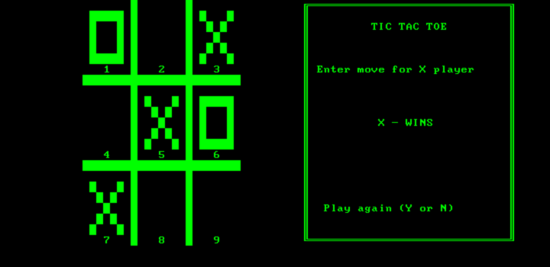 Tic-Tac-Toe screenshot