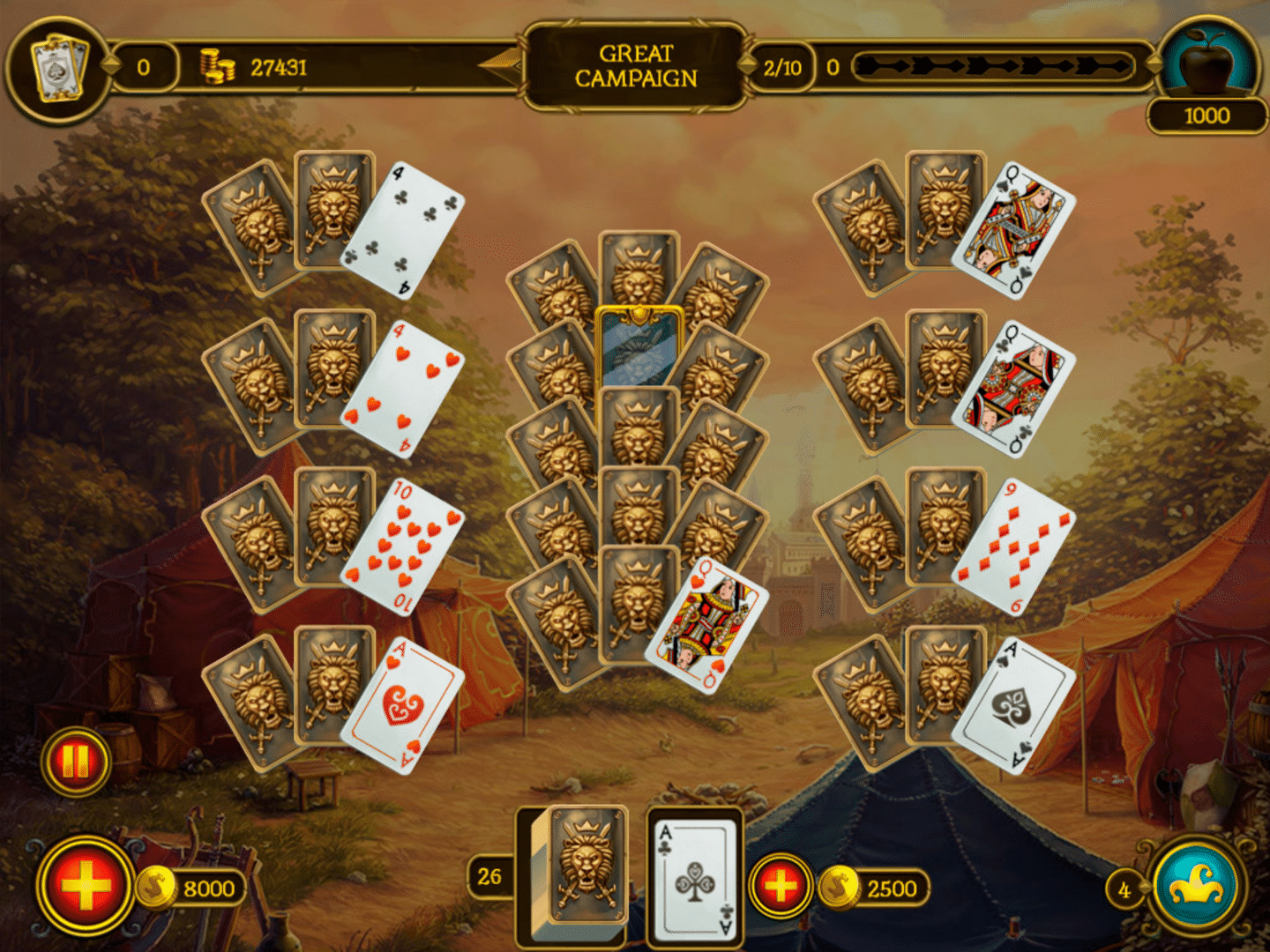 Knight Solitaire screenshot