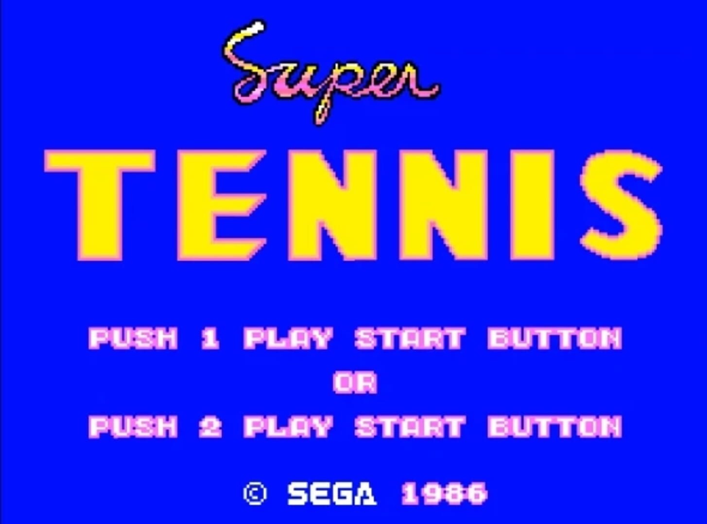 Captura de pantalla - Super Tennis