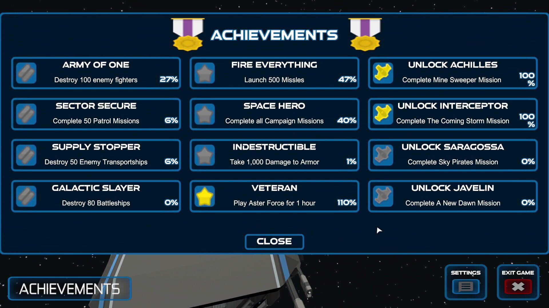 Aster Force - Screenshot