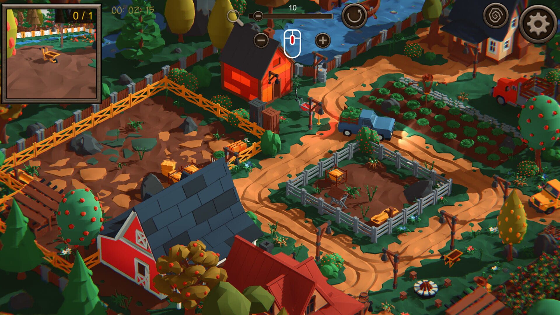 Hidden Farm Top-Down 3D - Screenshot