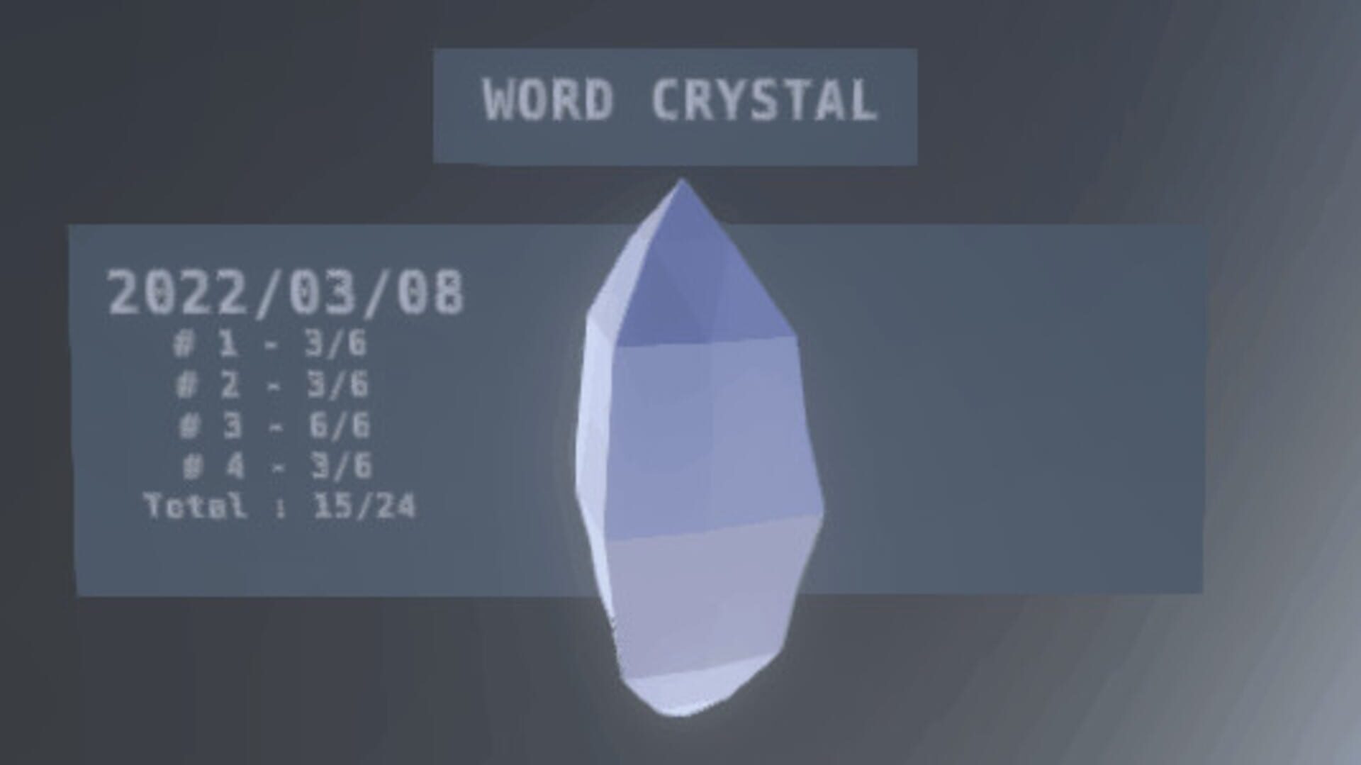 Word Crystal - Screenshot