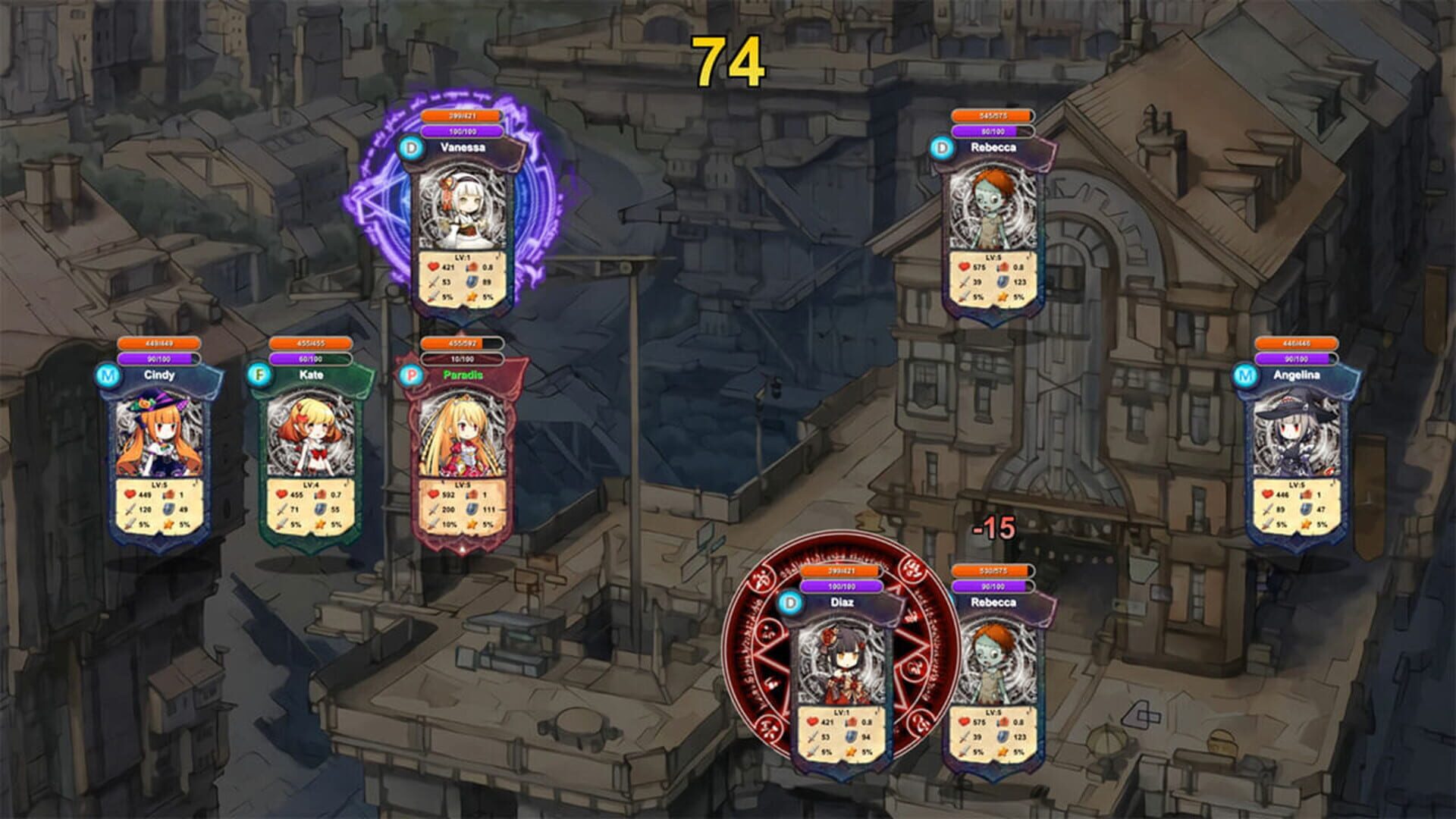 Card Girl Army - Screenshot