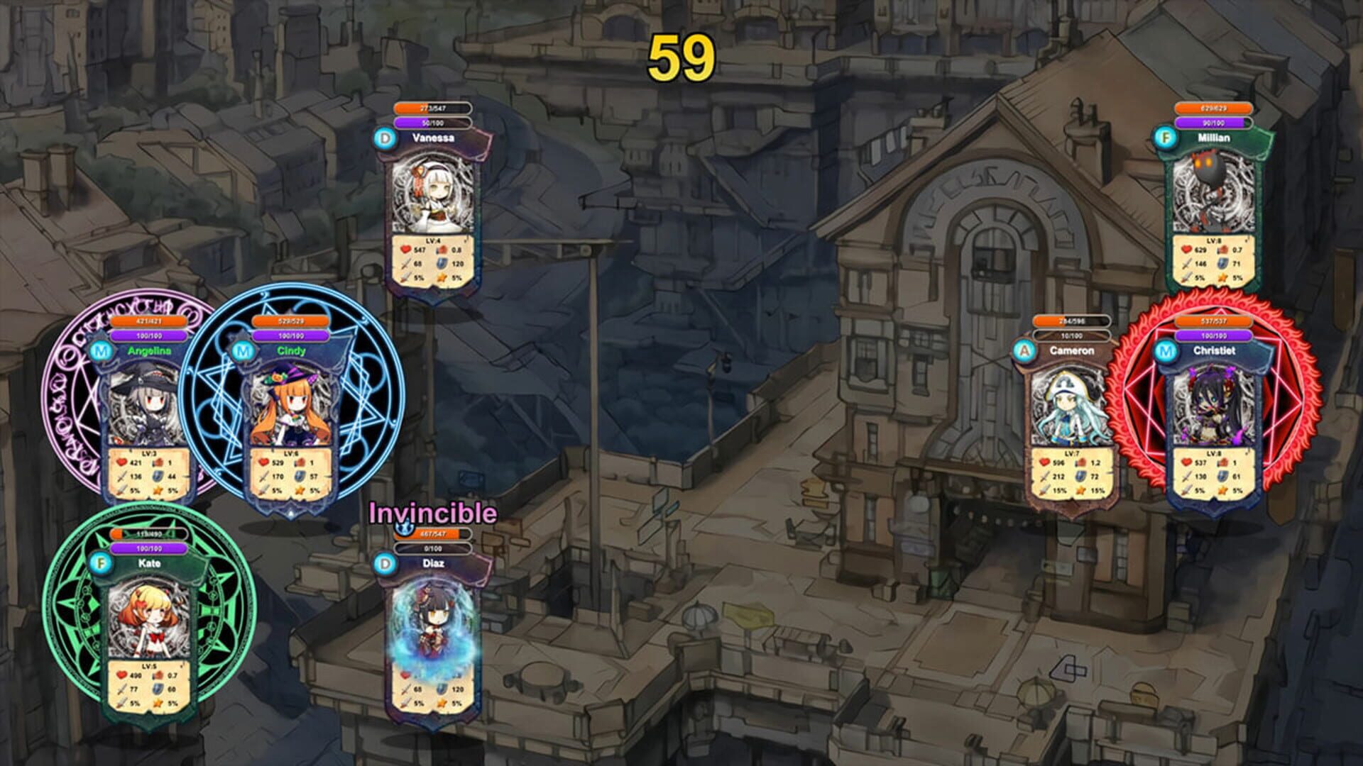 Card Girl Army - Screenshot