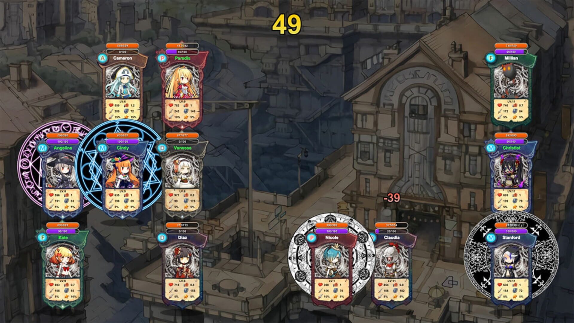 Card Girl Army - Screenshot