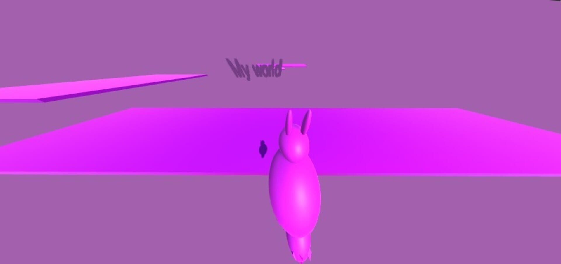 Blue rabbit a world of shapes and lost colors - Screenshot