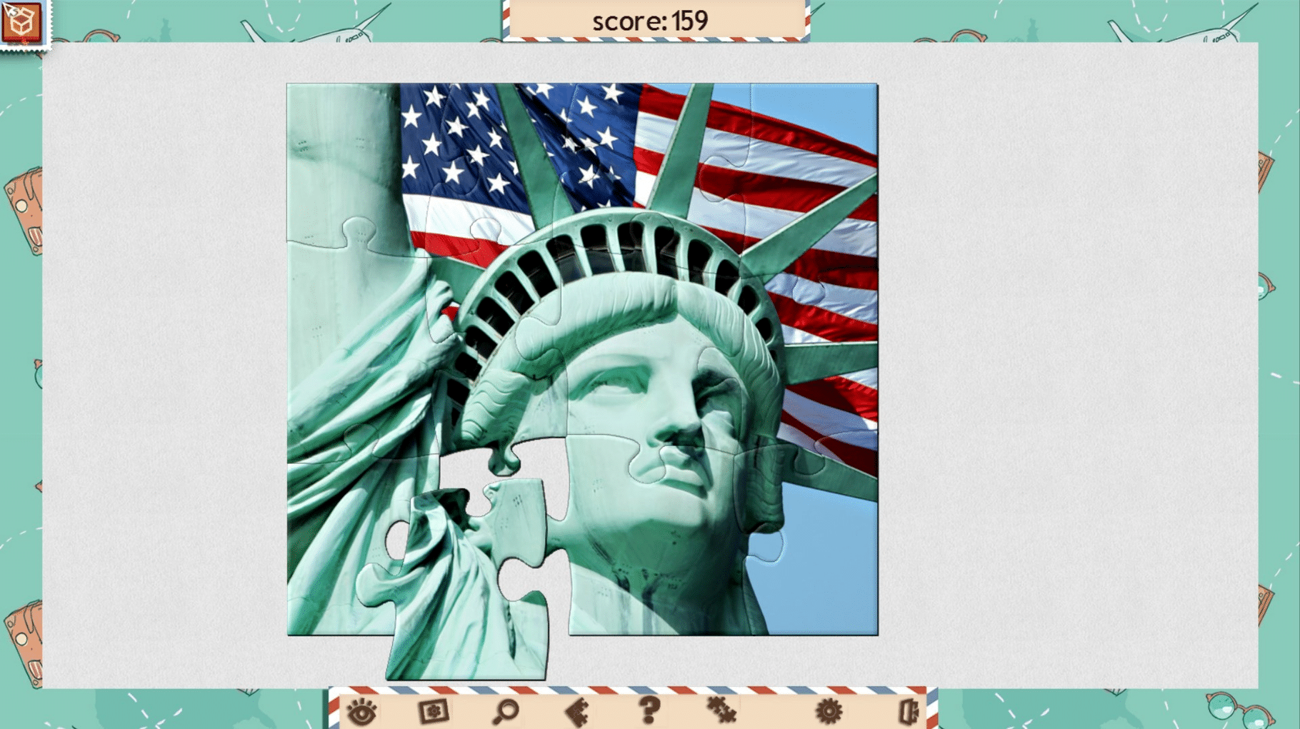 1001 Jigsaw American Puzzles screenshot