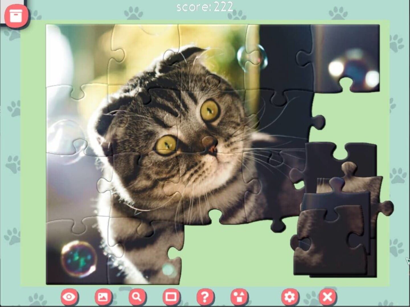 Captura de pantalla - 1001 Jigsaw: Cute Cats