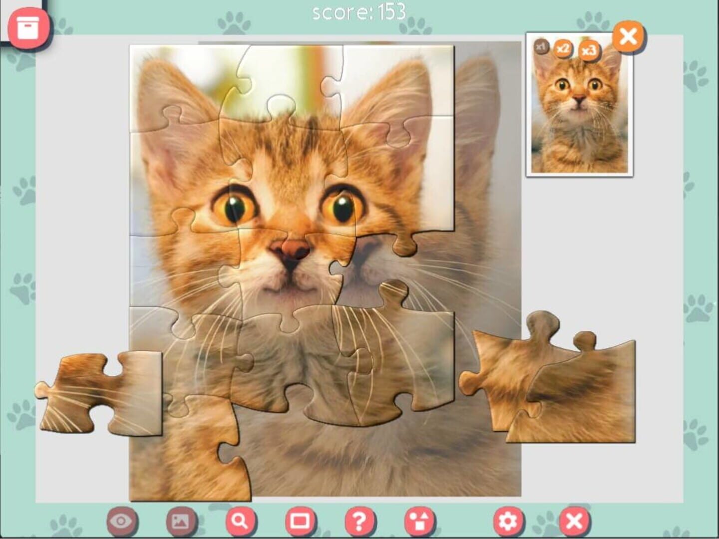 Captura de pantalla - 1001 Jigsaw: Cute Cats