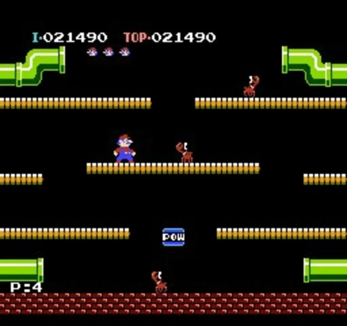 Captura de pantalla - Mario Bros.
