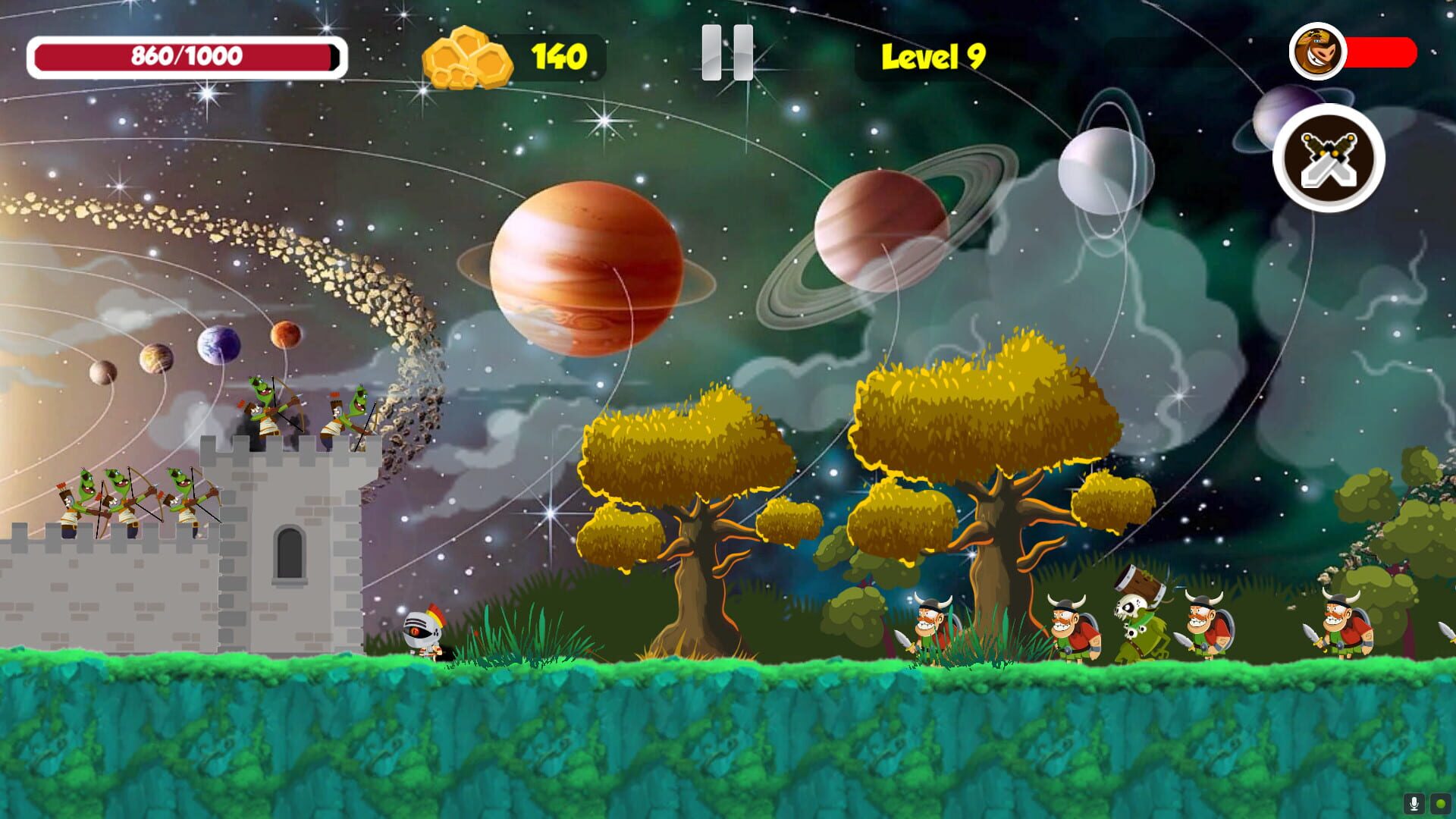 Space Tower Defense - Screenshot