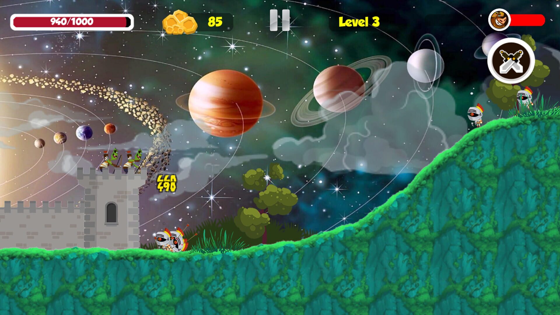 Space Tower Defense - Screenshot