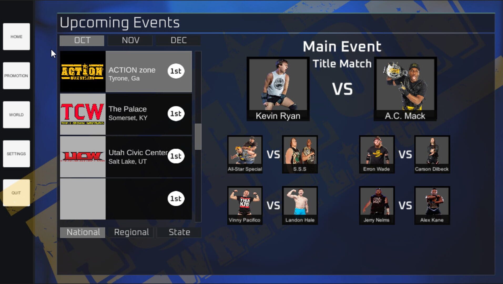 Indy Pro '22: Rebirth of the Territories - Screenshot