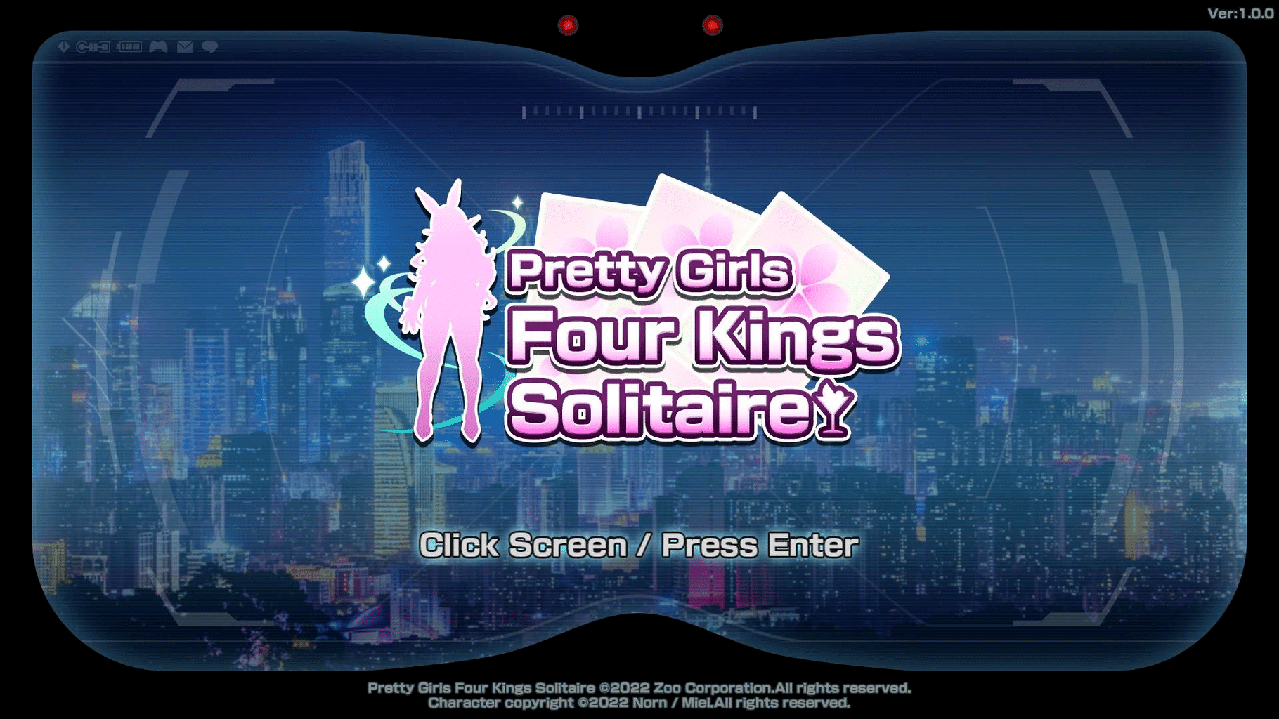 Pretty Girls Four Kings Solitaire screenshot