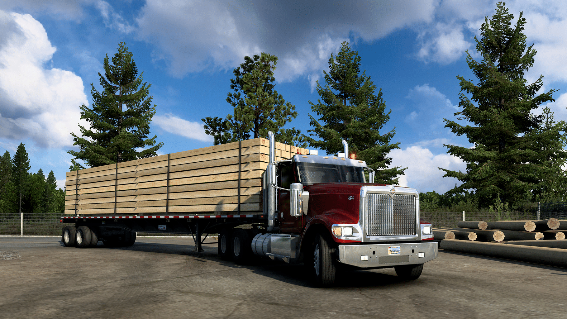 American Truck Simulator: International 9900i screenshot