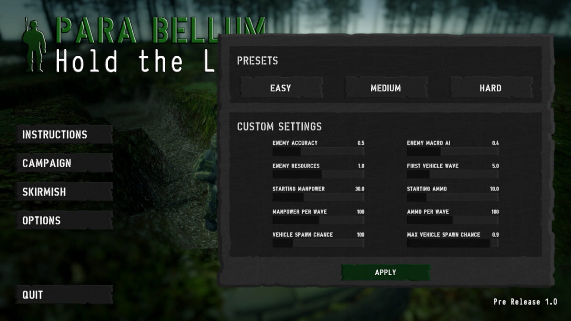 Para Bellum: Hold the Line - Screenshot