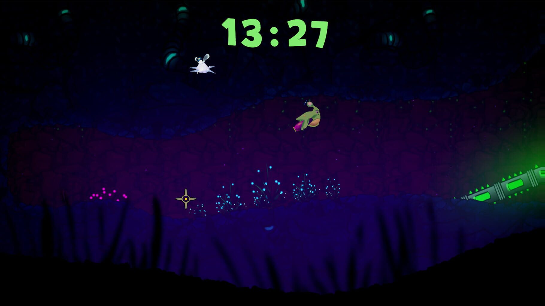 Kickback Slug: Cosmic Courier screenshot
