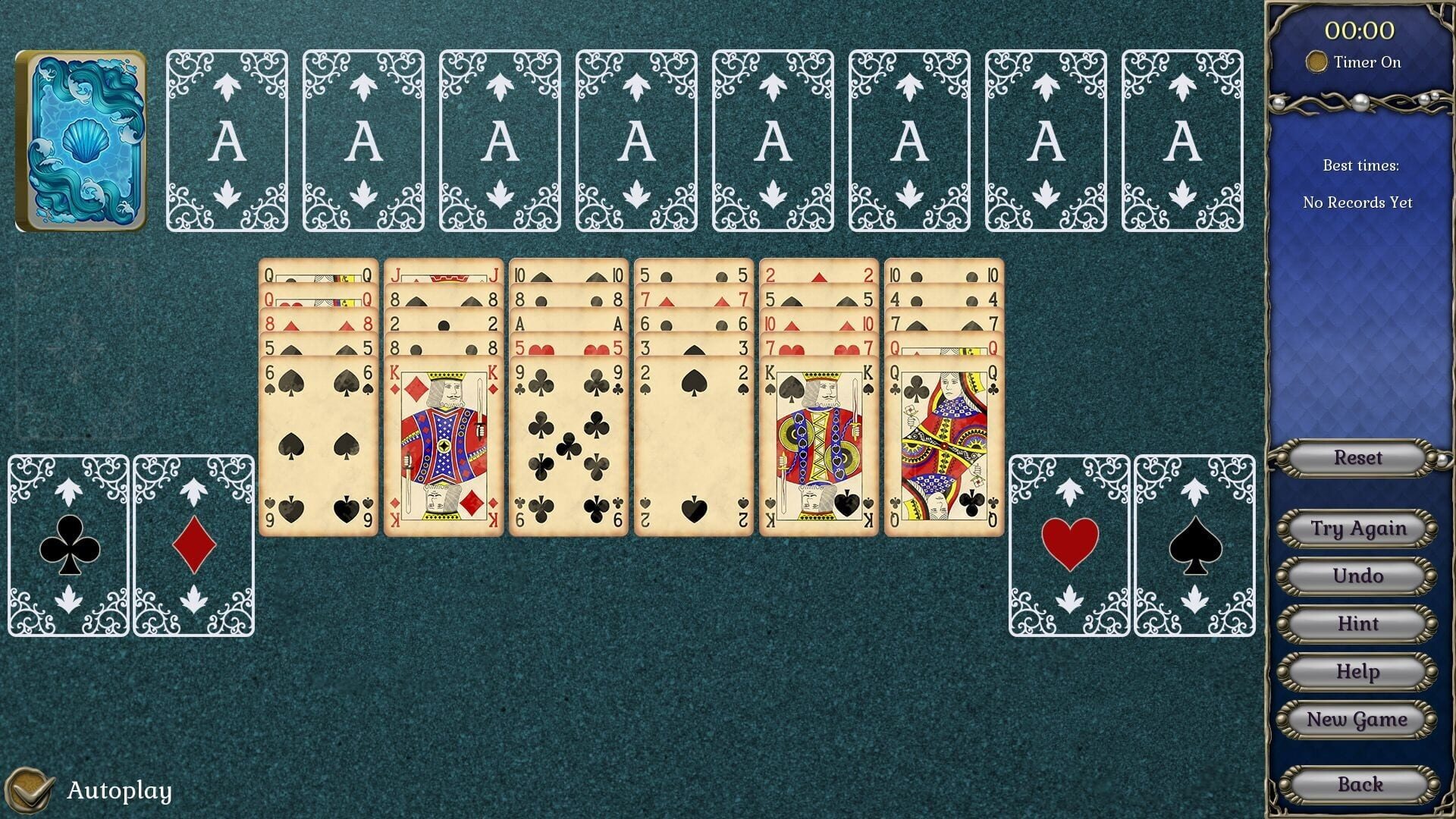 Jewel Match Atlantis Solitaire 3: Collector's Edition - Screenshot