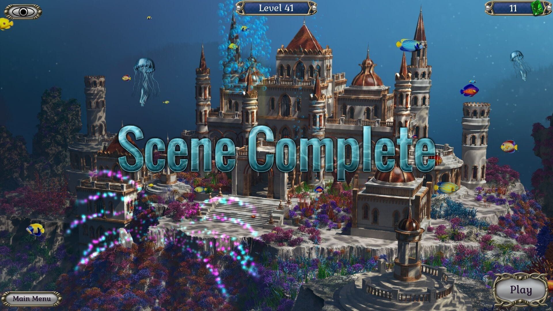 Jewel Match Atlantis Solitaire 3: Collector's Edition - Screenshot