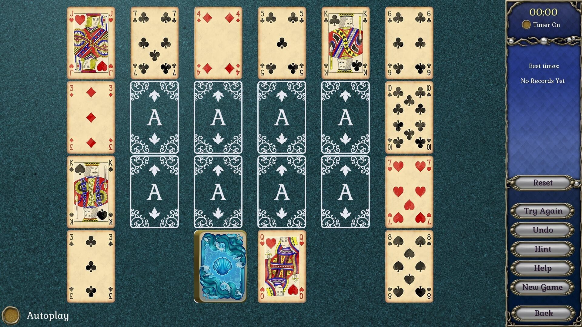 Jewel Match Atlantis Solitaire 3: Collector's Edition - Screenshot