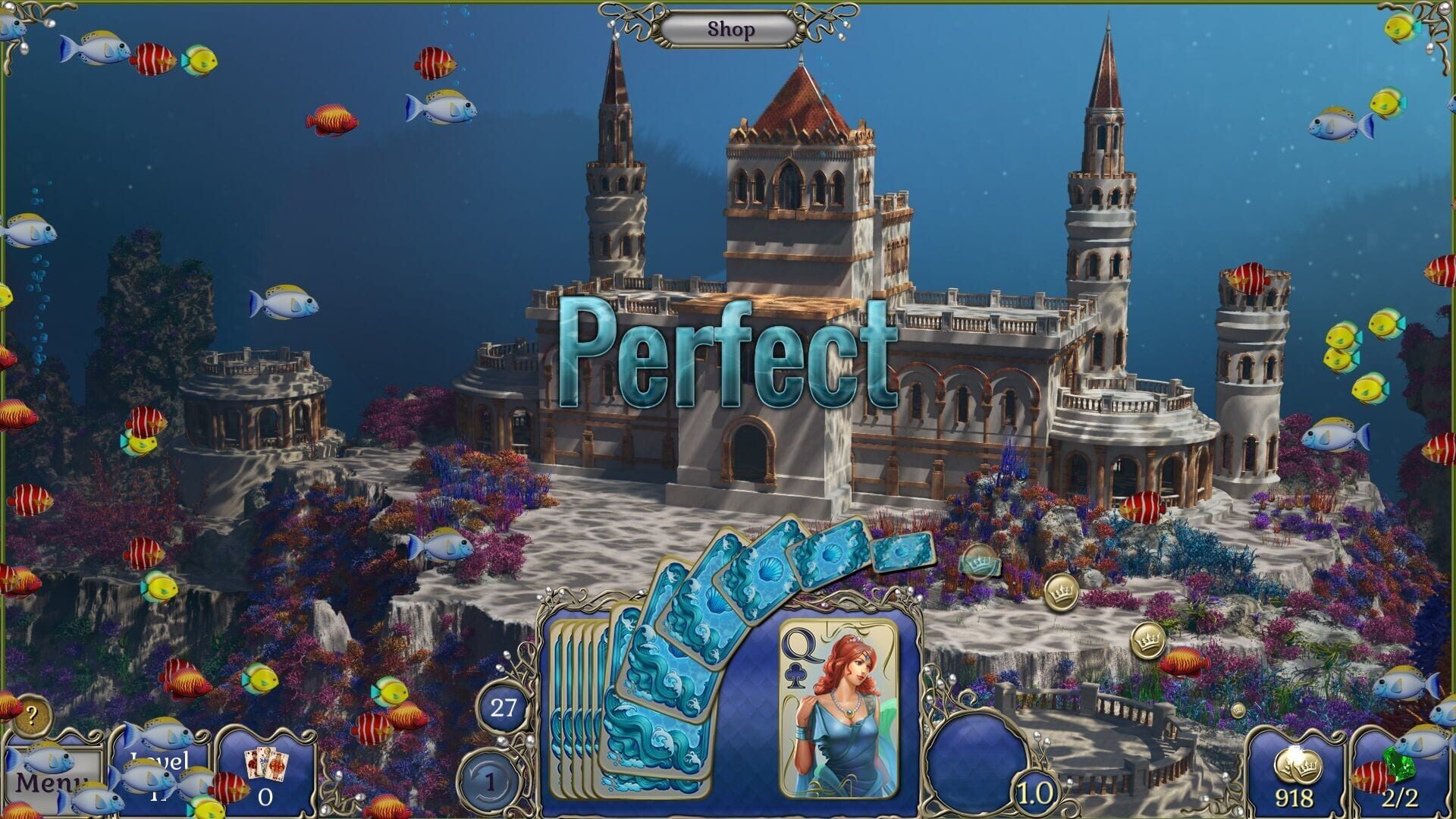 Jewel Match Atlantis Solitaire 3: Collector's Edition - Screenshot