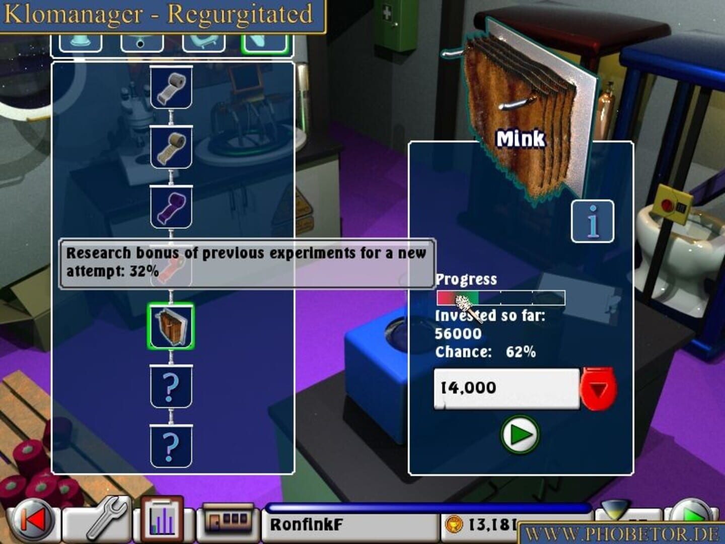 Klomanager: Regurgitated - Screenshot