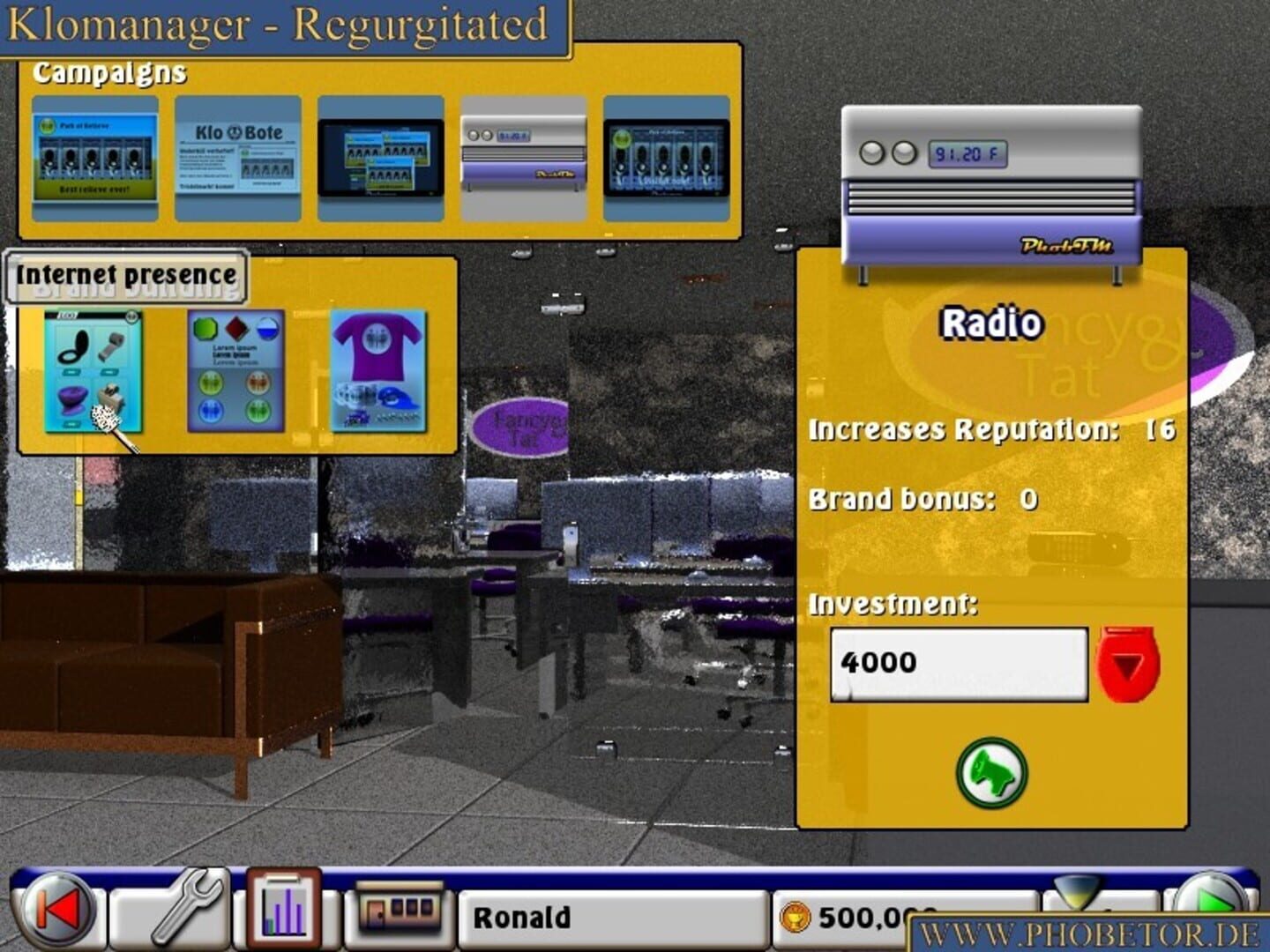 Klomanager: Regurgitated - Screenshot