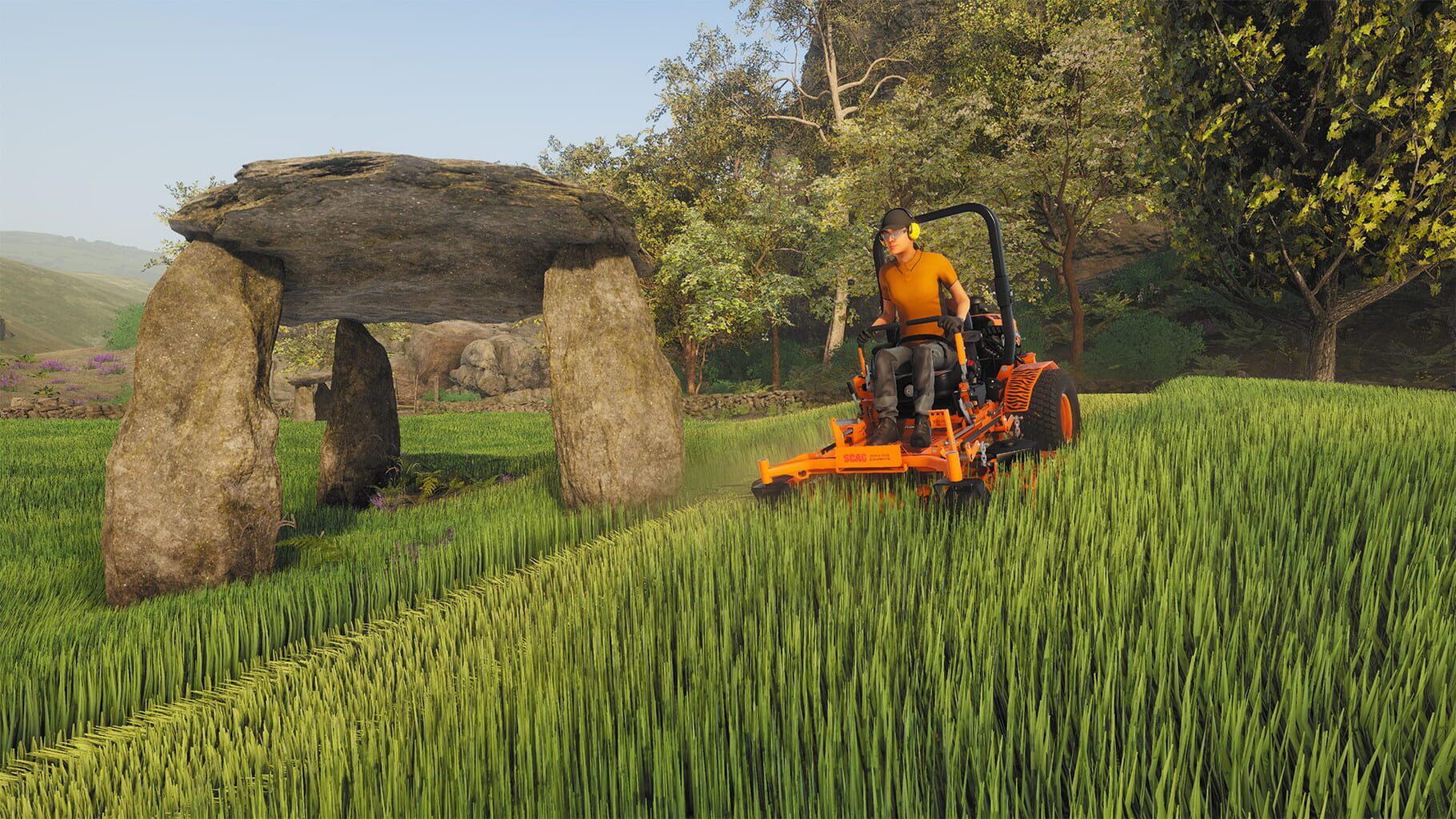 Lawn Mowing Simulator: Ancient Britain screenshot