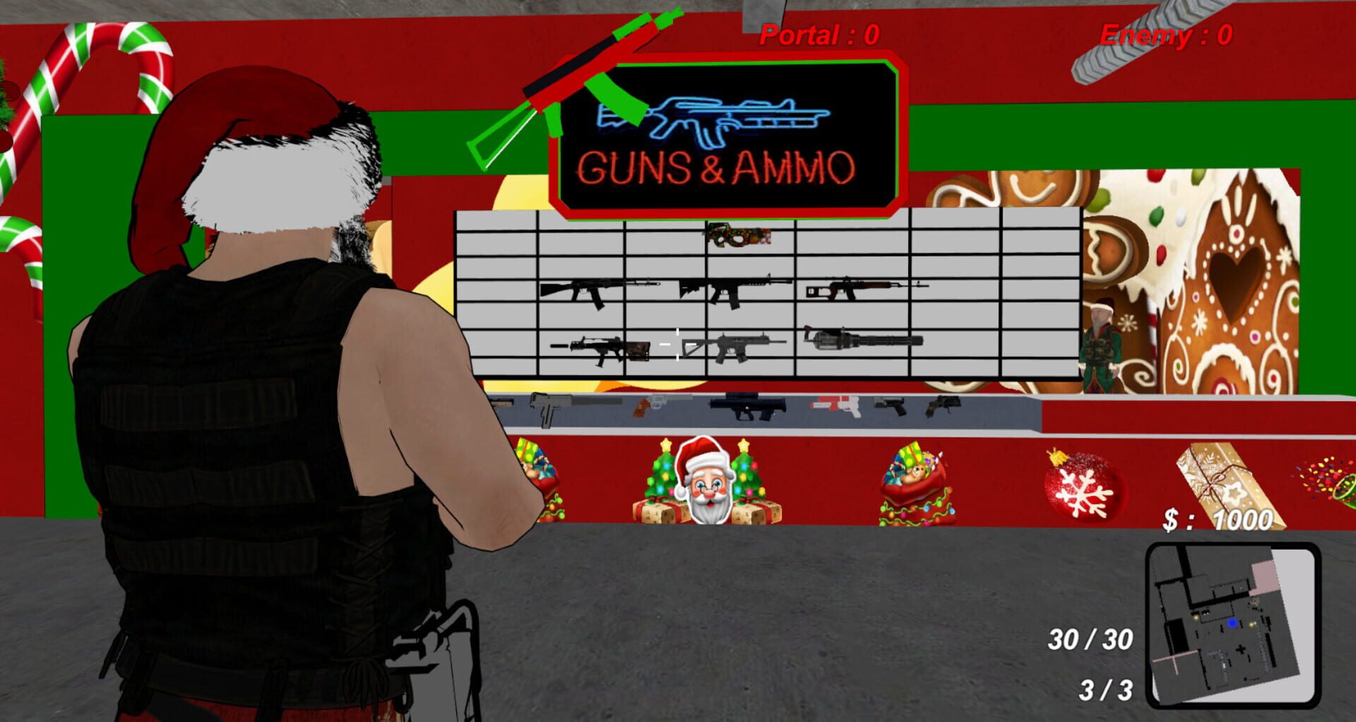Santa Slays Nazis - Screenshot