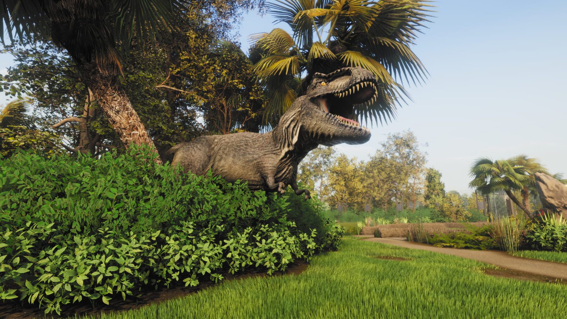 Lawn Mowing Simulator: Dino Safari screenshot