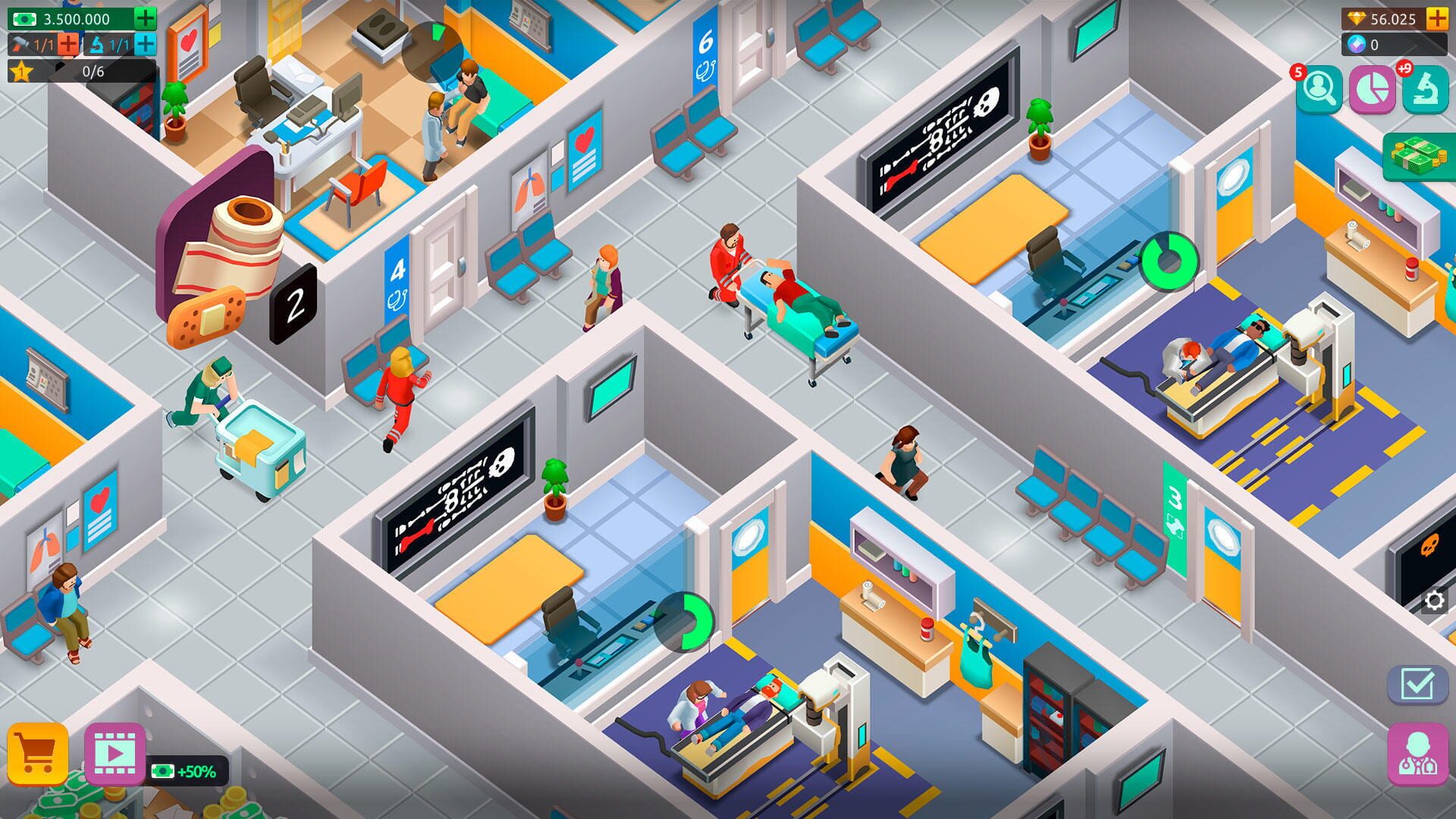 Hospital Empire Tycoon - Screenshot