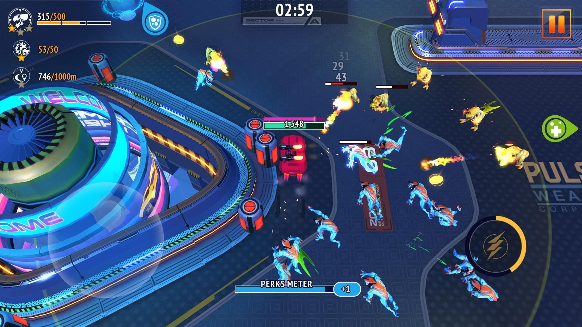 Crimson Wheels - Screenshot
