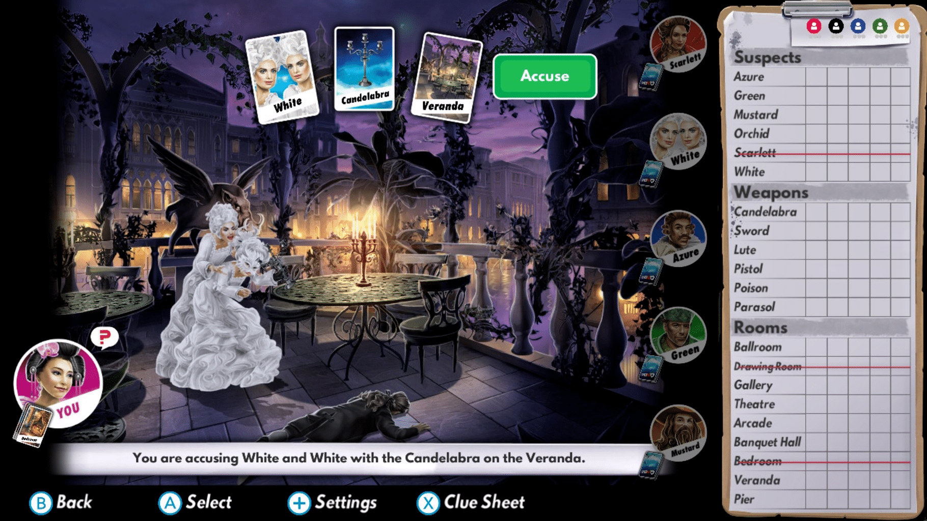 Clue screenshot