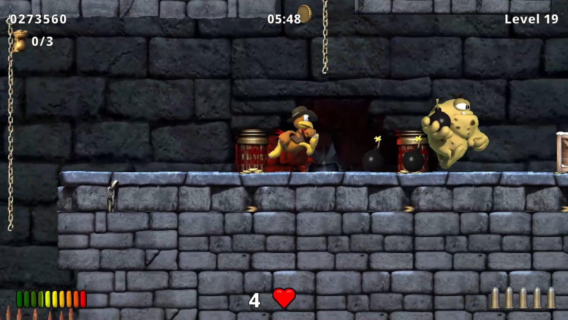 Moorhuhn Jump and Run: Traps and Treasures 2 screenshot