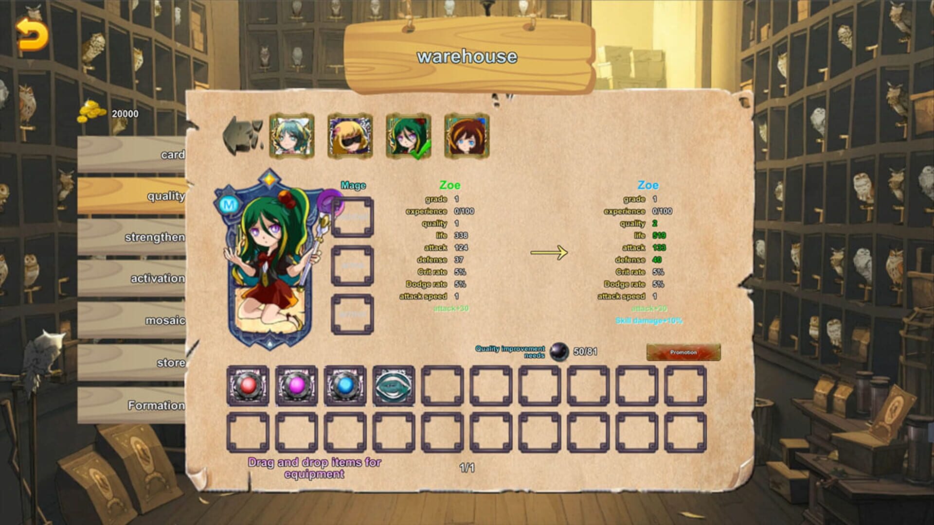 Card Girl Army II - Screenshot