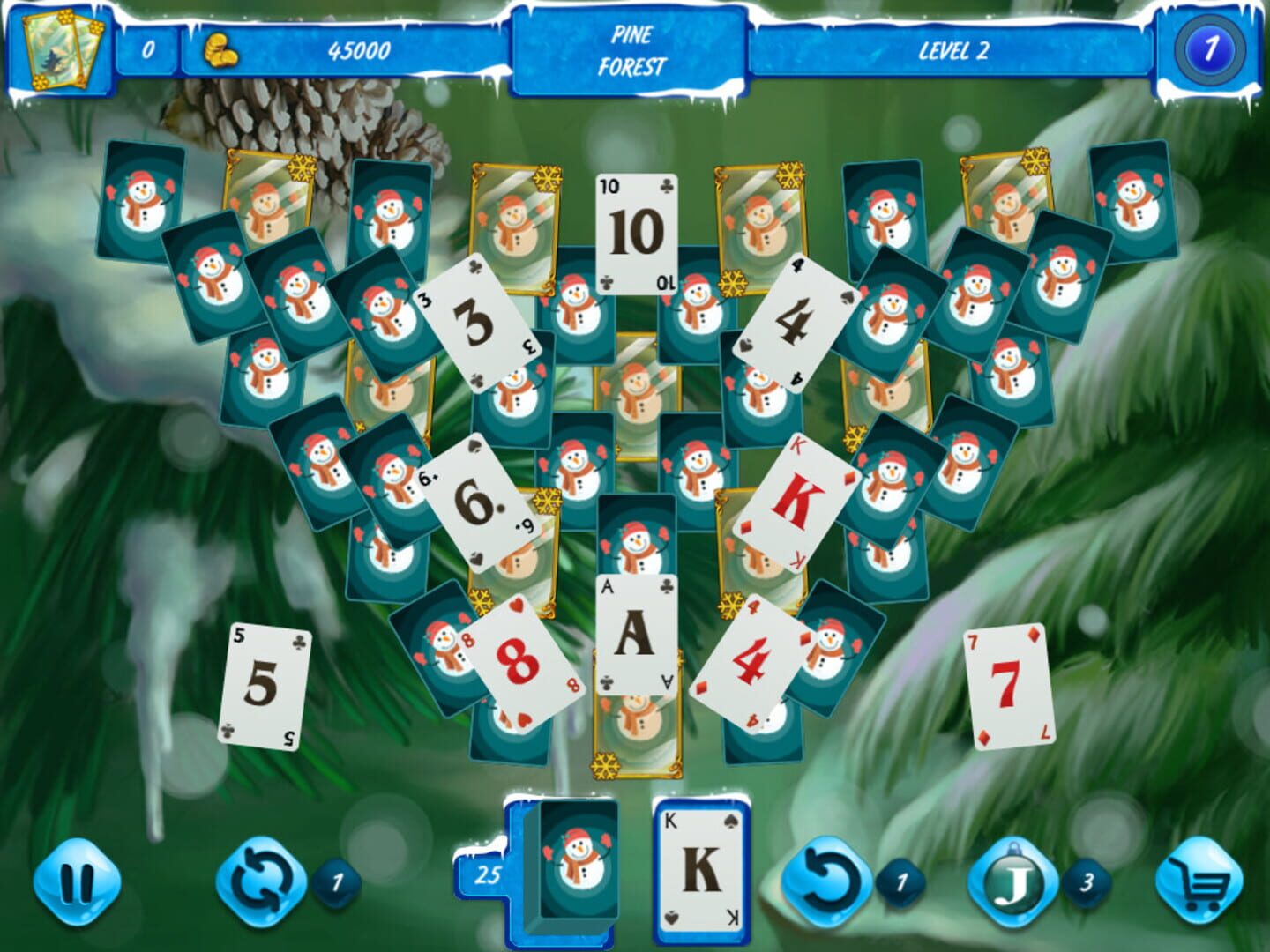 Solitaire Jack Frost: Winter Adventures 3