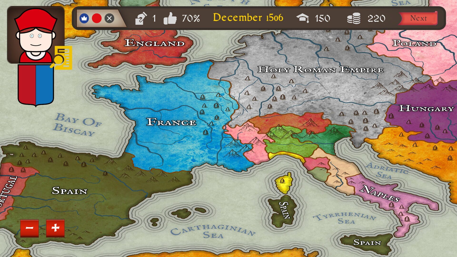Just Power: The Papal States - Screenshot