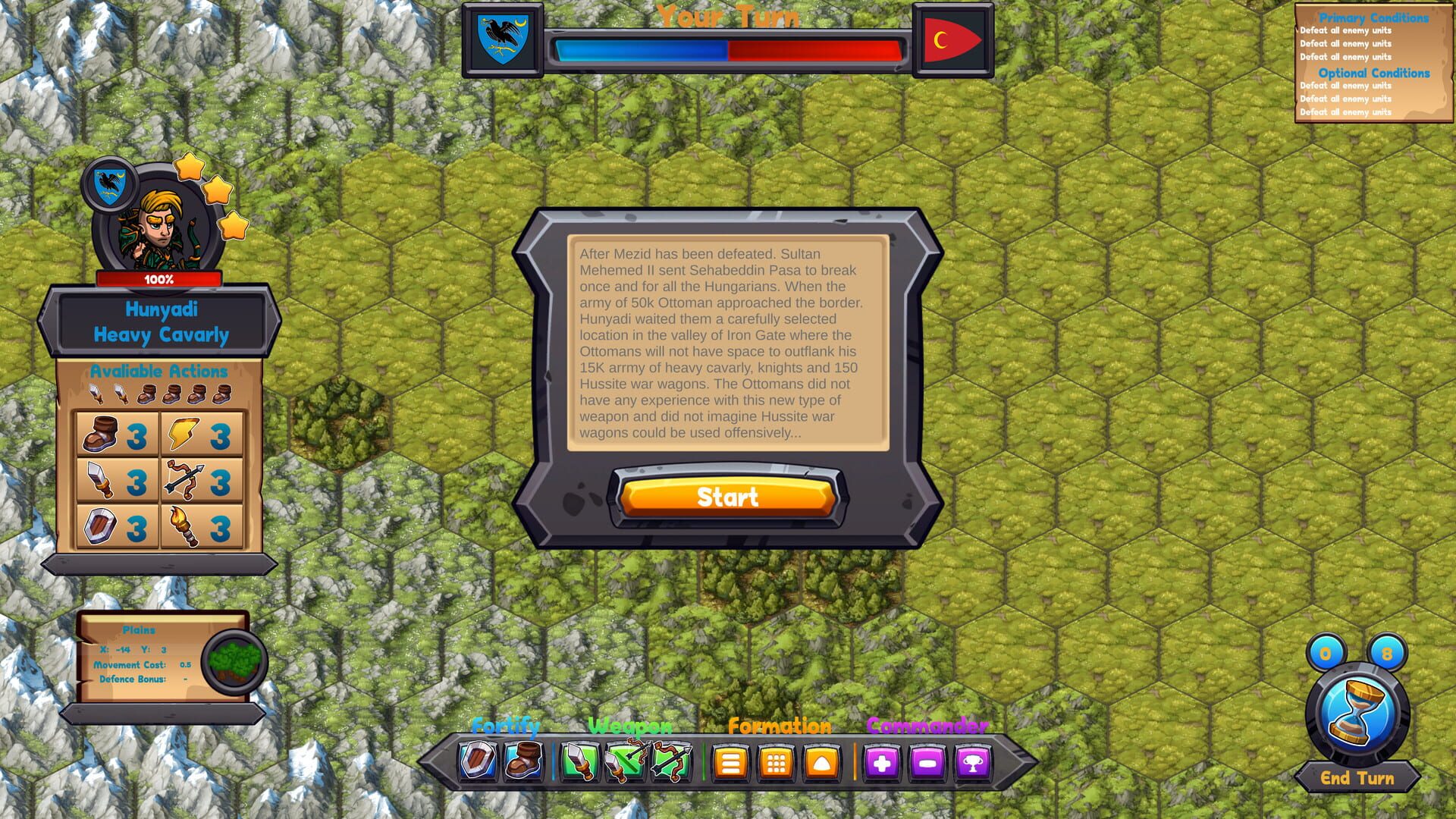 Hunyadi Strategy - Screenshot