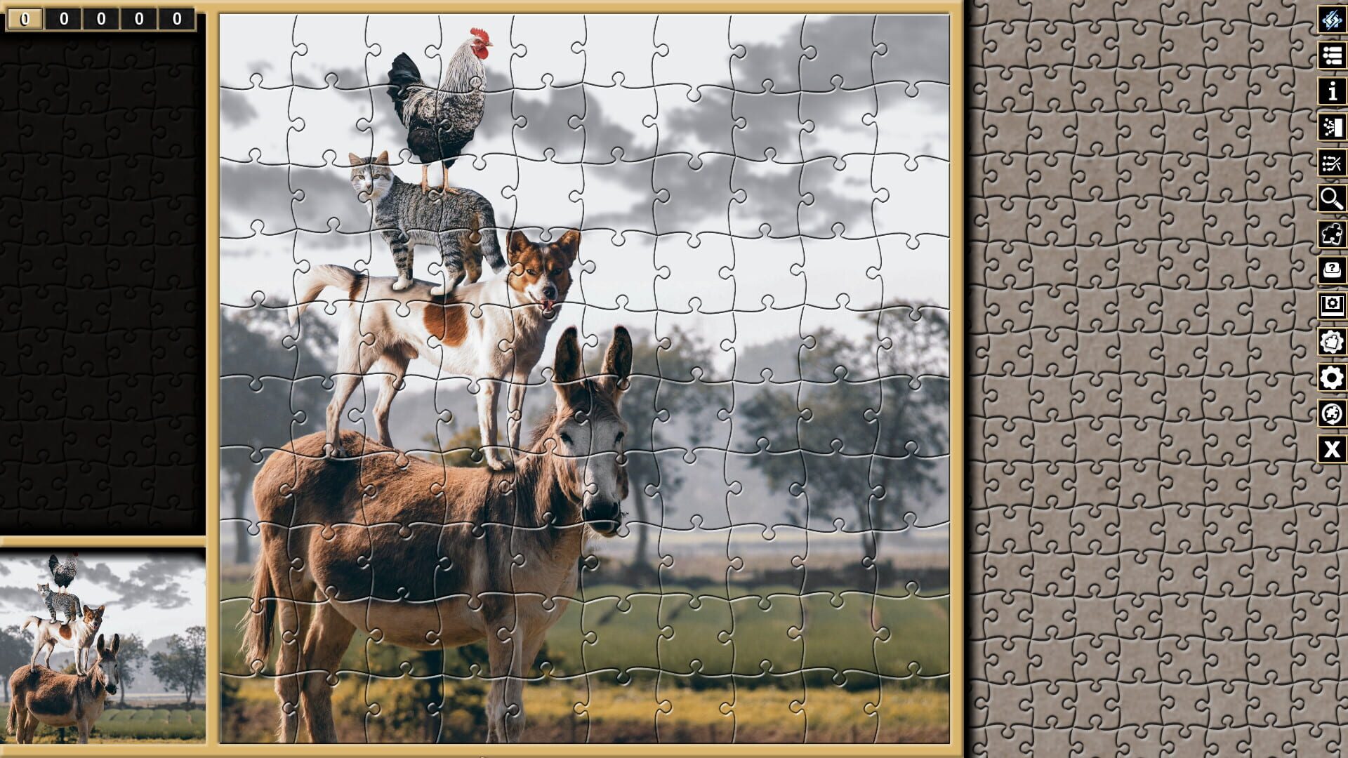 Pixel Puzzles Traditional Jigsaws: Pack - Variety Pack XS - Screenshot