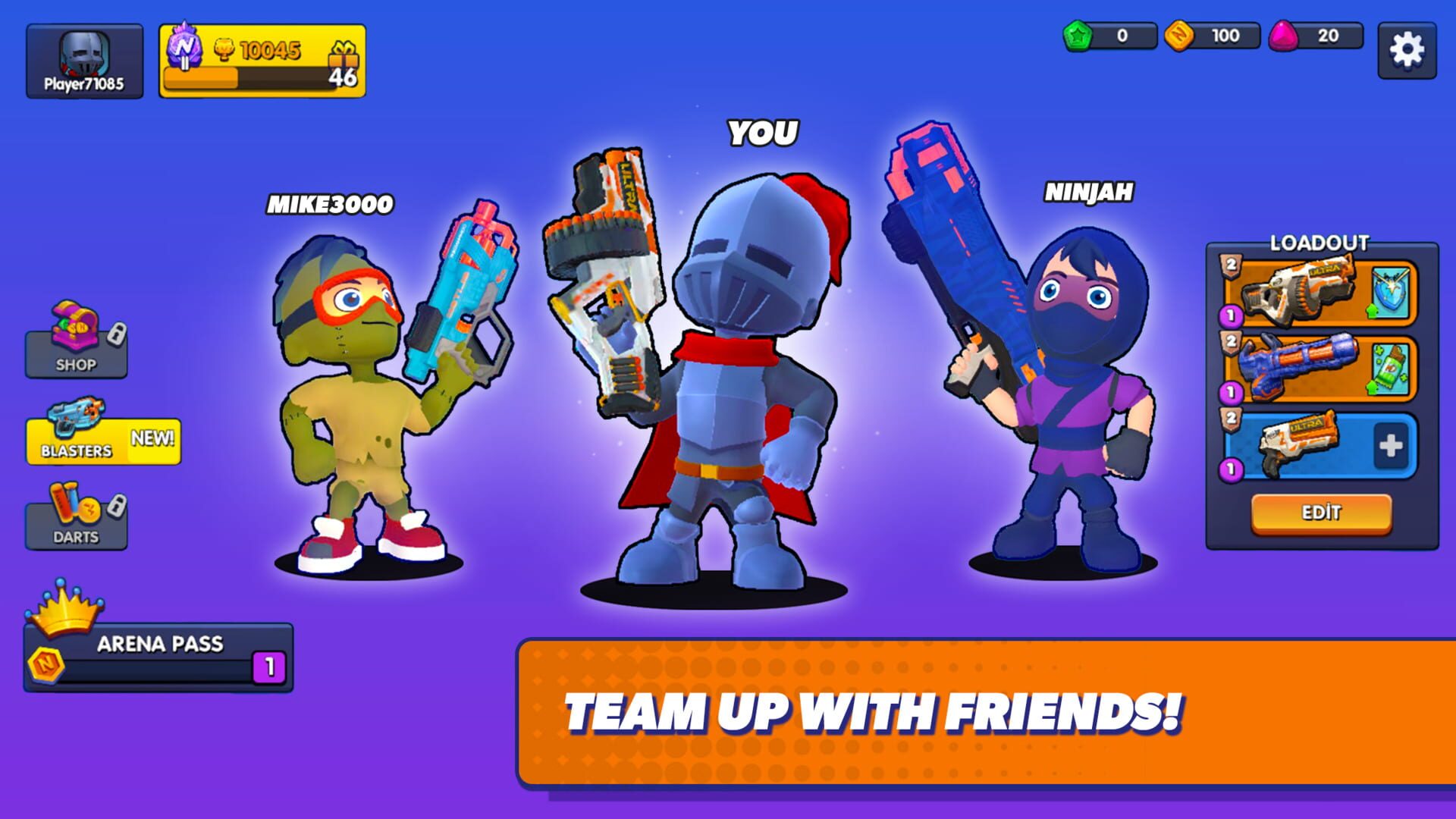Nerf: Battle Arena - Screenshot