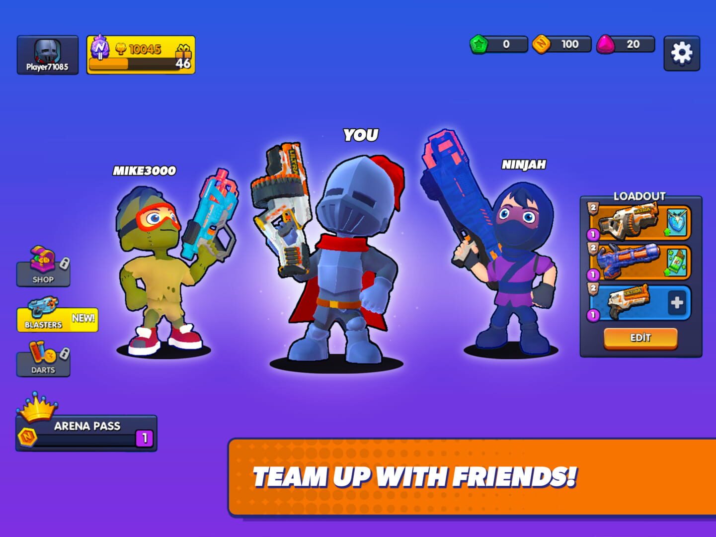 Nerf: Battle Arena - Screenshot